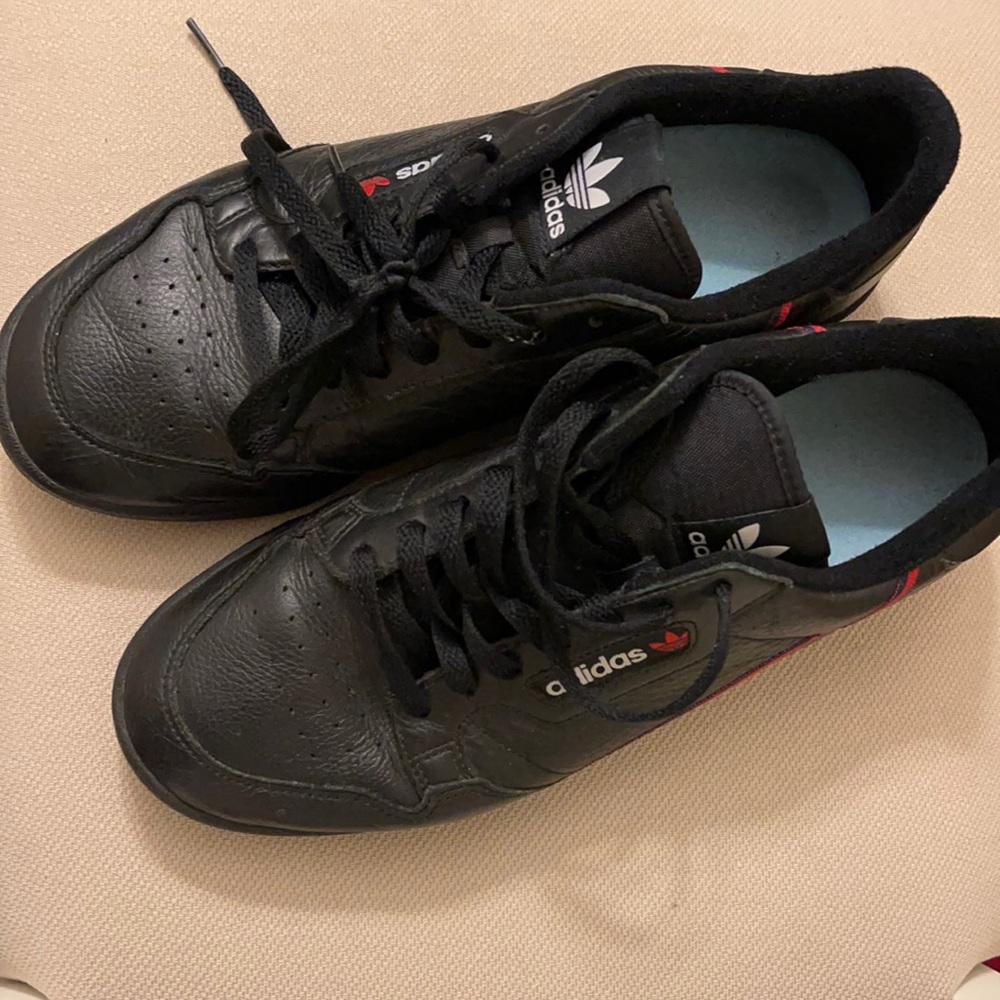 Black adidas sneakers